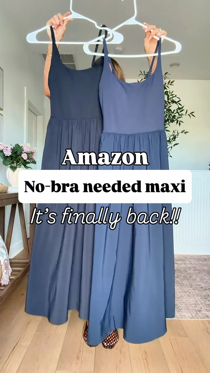 Amazon no bra needed maxi dress in XXS. Wrinkle-resistant fabric with shelf bra and removable cups. This also has adjustable straps and pockets! I love this for every, travel, and in a business casual environment. Travel outfit. Summer outfit. Summer style. Elevated casual. Teacher outfit. Jelly ballets flats are whole sizes only - size down if you’re a half size. Woven ballet flats are TTS. Fall outfit. Fall style.

#LTKootd #LTKTravel #LTKWorkwear