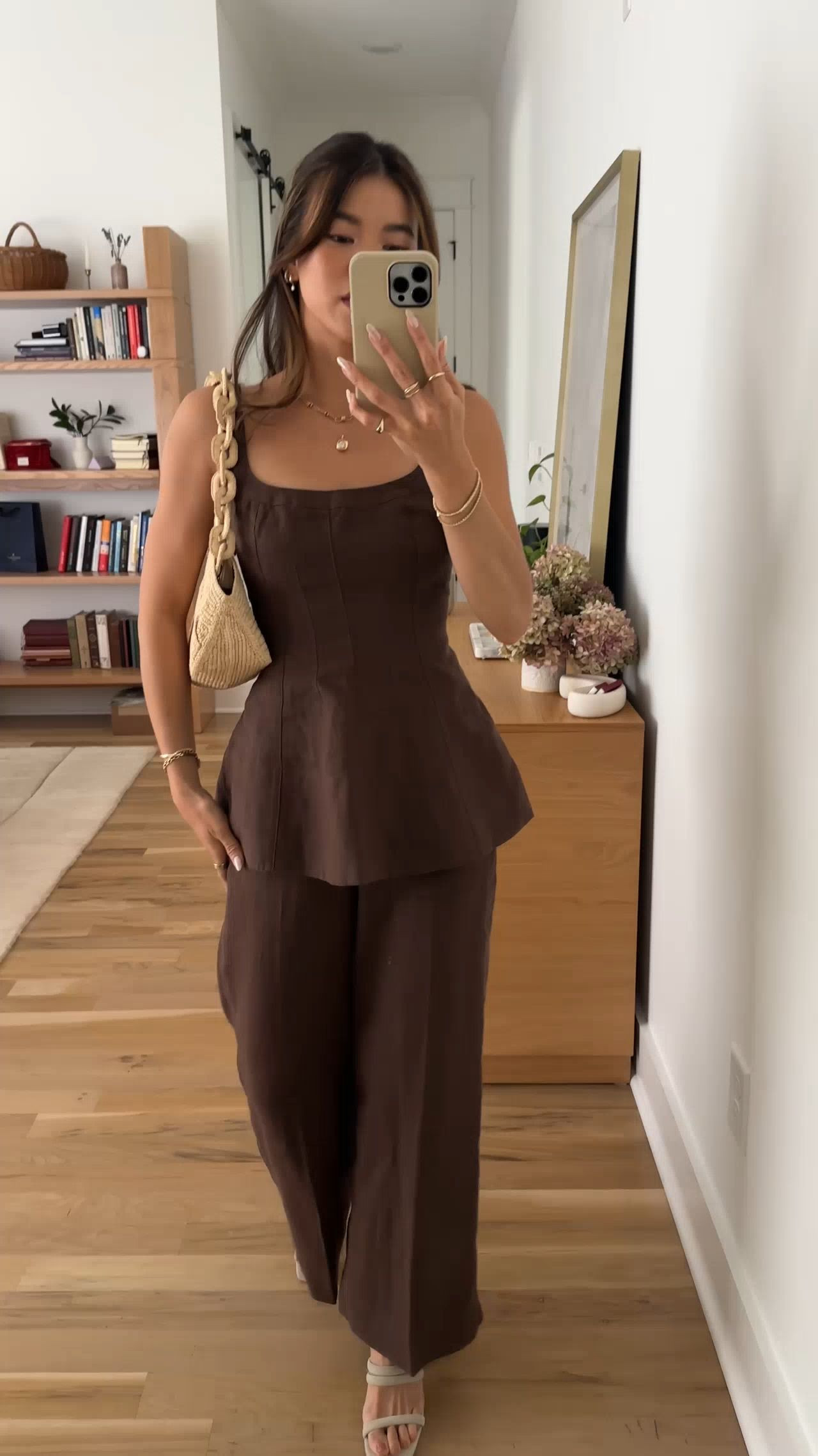 Are you looking for linen this summer? This set from @abercrombie is 100% linen and will keep you cool in the hot months! 

Sizing info:
-Abercrombie 100% Linen Peplum Top (XS in Brown) 
-Abercrombie 100% Linen High Rise Cropped Wide Leg Pant (24 Regular in Brown)
-Alohas Indiana Stone Beige Leather Sandals

Petite style, petite fashion, mom outfit, mom style, petite pants, petite outfit ideas, petite outfits, best pants for petite, petite denim, spring style, spring outfits, beach outfits, vacation outfits, summer outfits, Summer style, summer trends, linen set, linen outfit, summer linen

#LTKootd #LTKSeasonal #LTKPetite