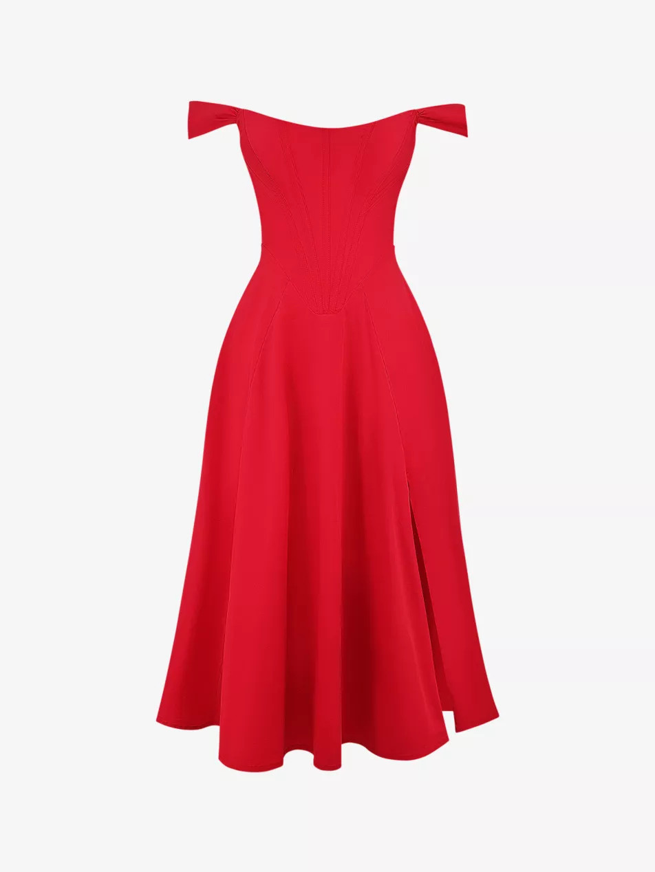 Saira floral-print cotton-blend midi dress | Selfridges