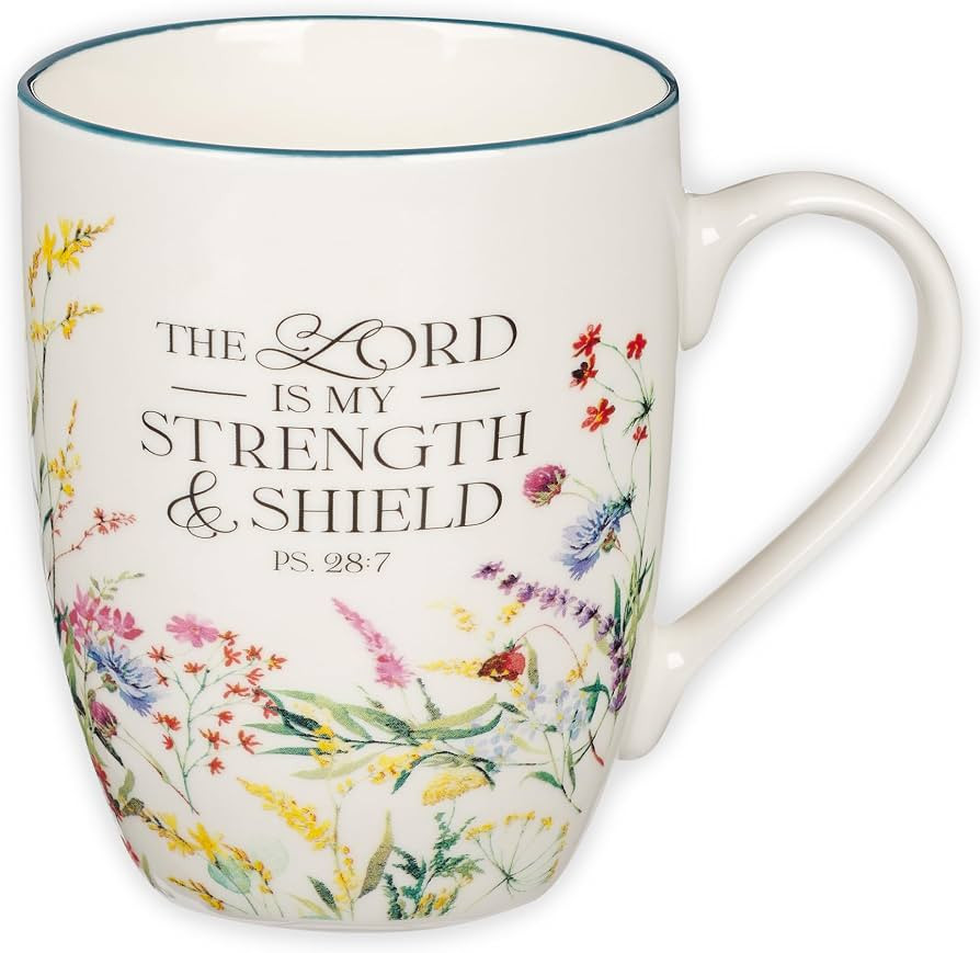 Christian Art Gifts Inspirational Ceramic Coffee & Tea Scripture Mug for Women: Lord is My Streng... | Amazon (US)