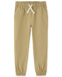 Boys Stretch Pull On Jogger Pants - flax | The Children's Place
