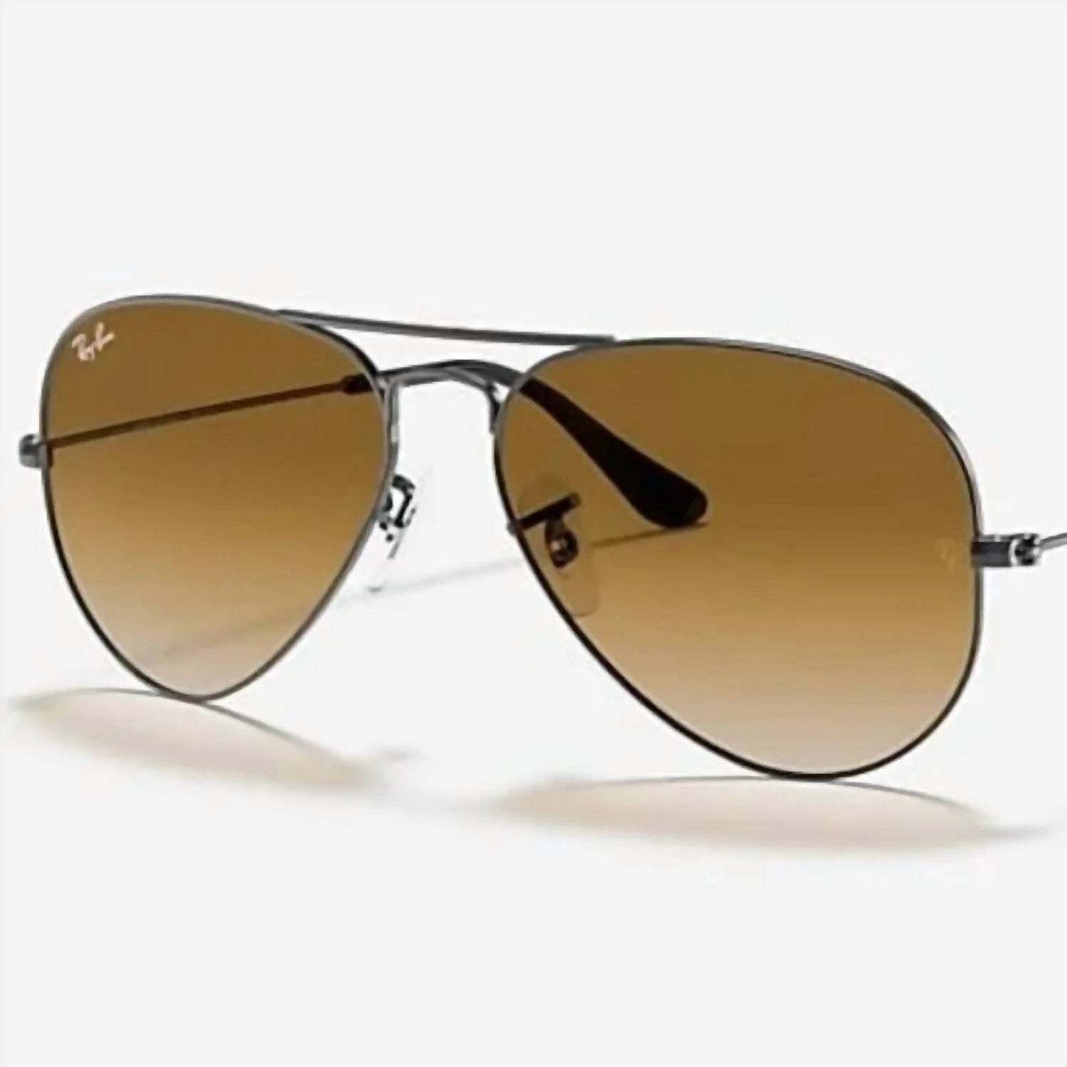 Men's Aviator Sunglasses In Grey Light Brown Gradient | Shop Simon