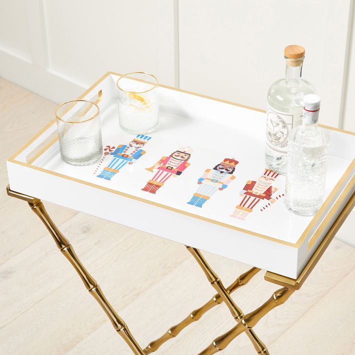 Nutcracker Lacquer Serving Tray | Mark and Graham