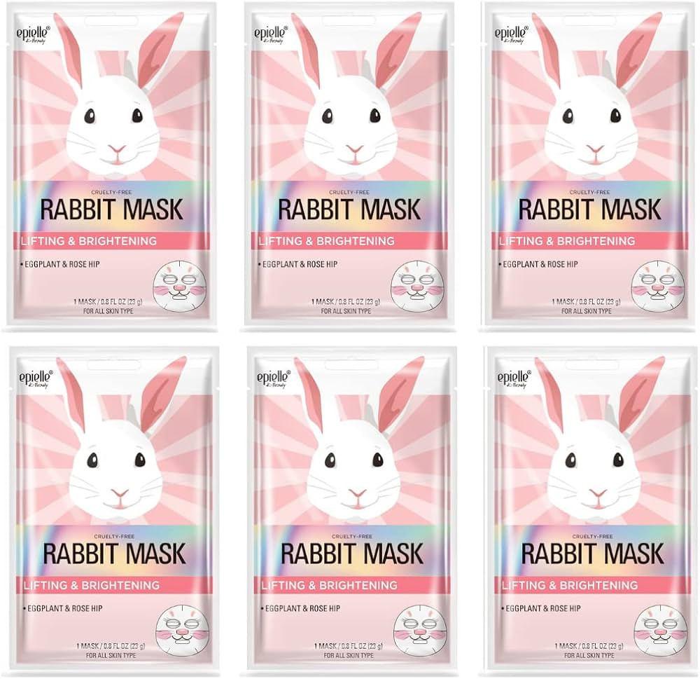 Epielle Character Sheet Masks, Animal Spa Mask, Korean Beauty Mask -For All Skin Types| Birthday ... | Amazon (US)