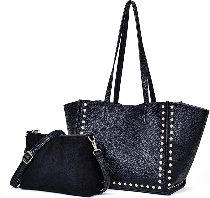 Tote Bag Vegan Leather Purses and Handbags for Women Top Handle Satchel Purse Ladies Shoulder Bag... | Amazon (US)