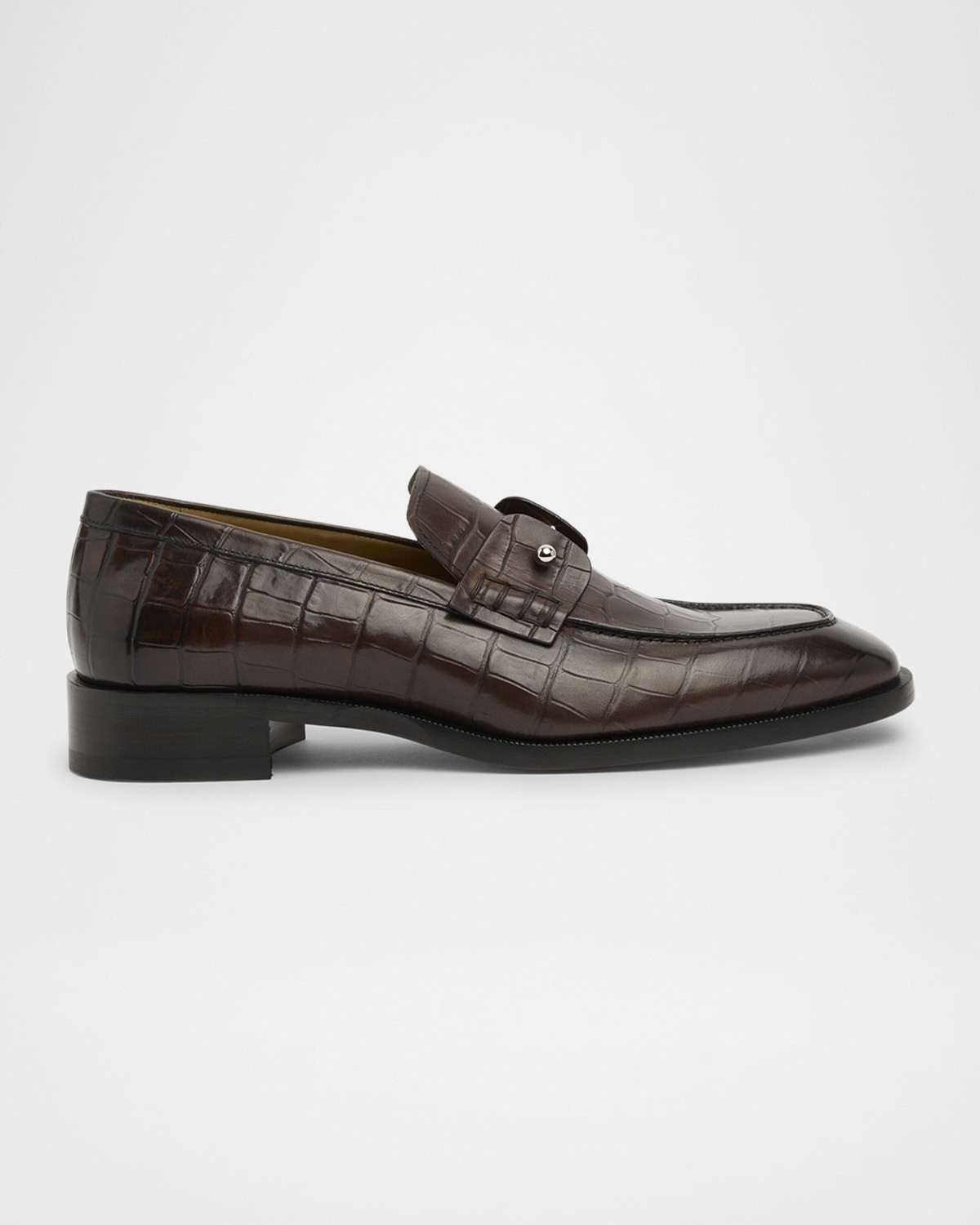 Men & apos;s Chambelimoc Croc-Effect Loafers | Neiman Marcus