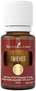Young Living Thieves Essential Oil Blend - Vibrant, Spicy, Cinnamon Aroma - 15 ml | Amazon (US)