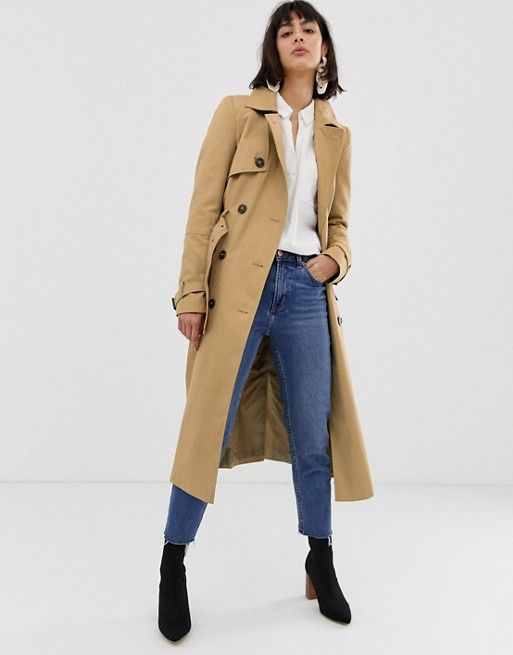 ASOS DESIGN longline classic trench coat | ASOS US