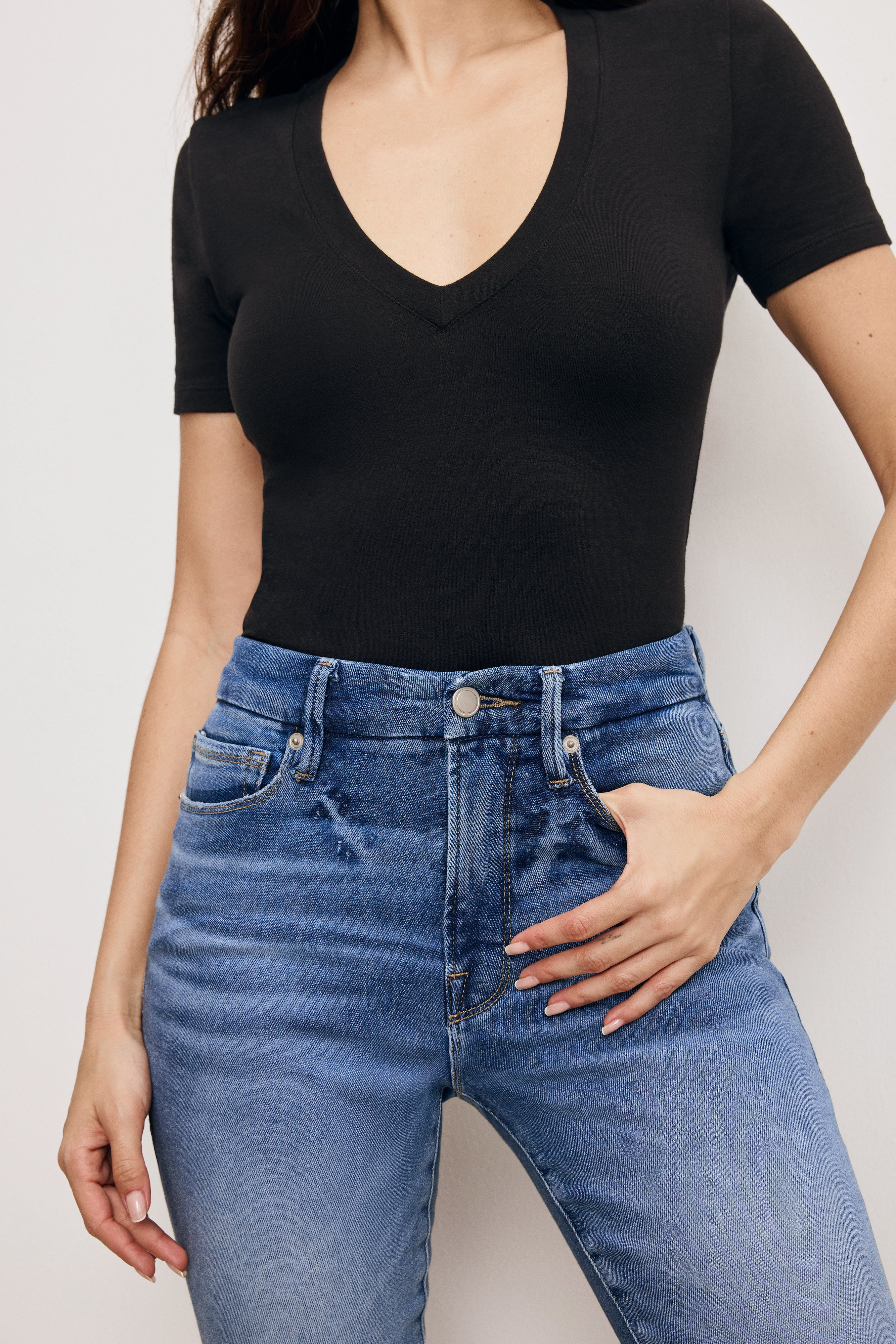 GOOD WAIST SKINNY CROPPED  JEANS | INDIGO326 - GOOD AMERICAN | Good American