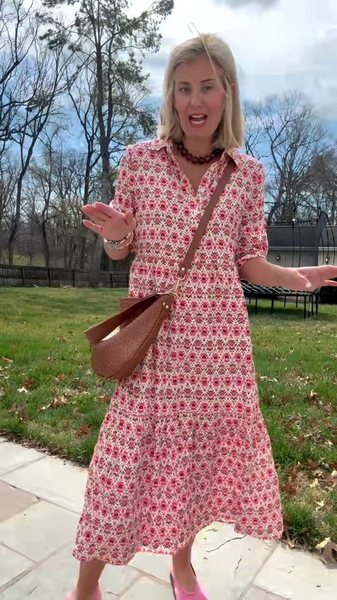 Pink and brown will forever be a favorite for me! This dress is amazing and the price point is even better! I’m in small and 7.5 flat (half size down) 

#LTKdayinmylife #LTKootd #LTKmomlife