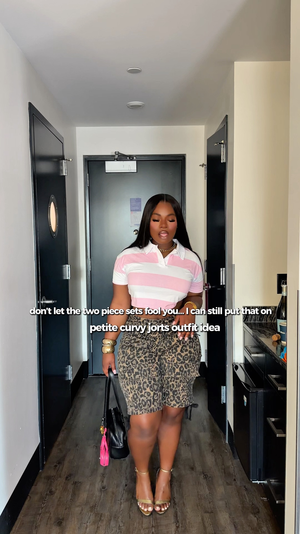 don’t let the two piece sets fool you… I can still put that on 😭💋

had to give y’all a little hotel GRWM because this fit came together too good. the jorts, the cropped polo, the bag, the heels… yeah she was outside.

comment “link” if you want the outfit details 💌

#grwm #hotelgrwm #petitecurvyfashion #jortsoutfit #fashioncreator #ootdinspo #styleinspo
