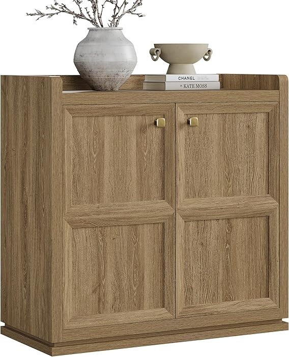 SICOTAS Buffet Cabinet with Storage 34" Sideboard Accent Storage Cabinet for Bedroom Dining Room ... | Amazon (US)