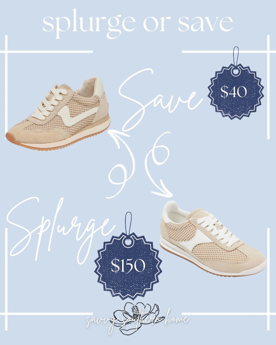 Same neutral look, two very different price tags.
One is a $40 steal, the other a $150 splurge—both equally cute.
Which one are you choosing? 👇
🔗 Linked in LTK

#LTKActive #LTKSaleAlert #LTKFindsUnder50