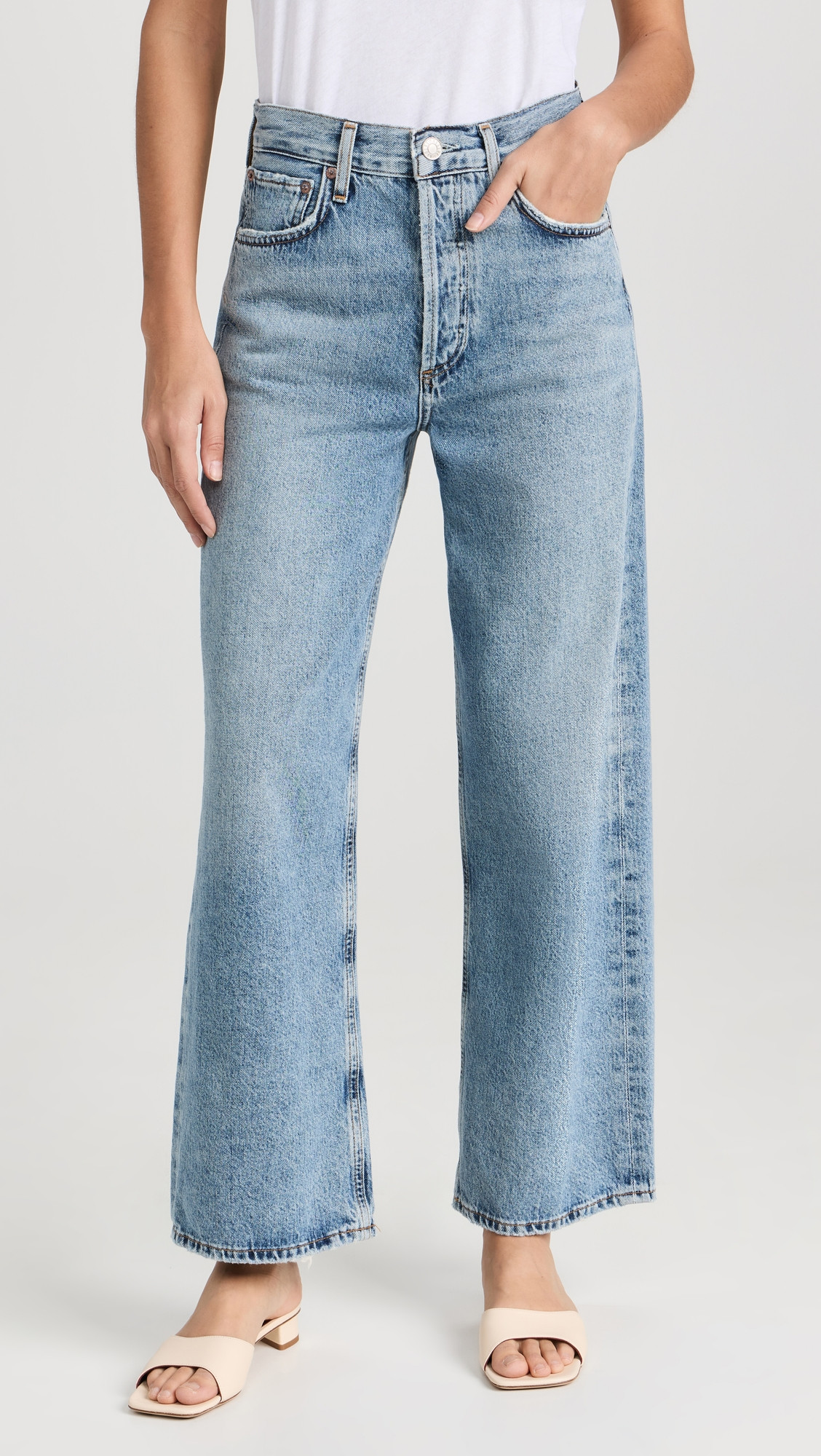 AGOLDE Ren: High Rise Wide Leg Jeans Disclosure 31 | Shopbop
