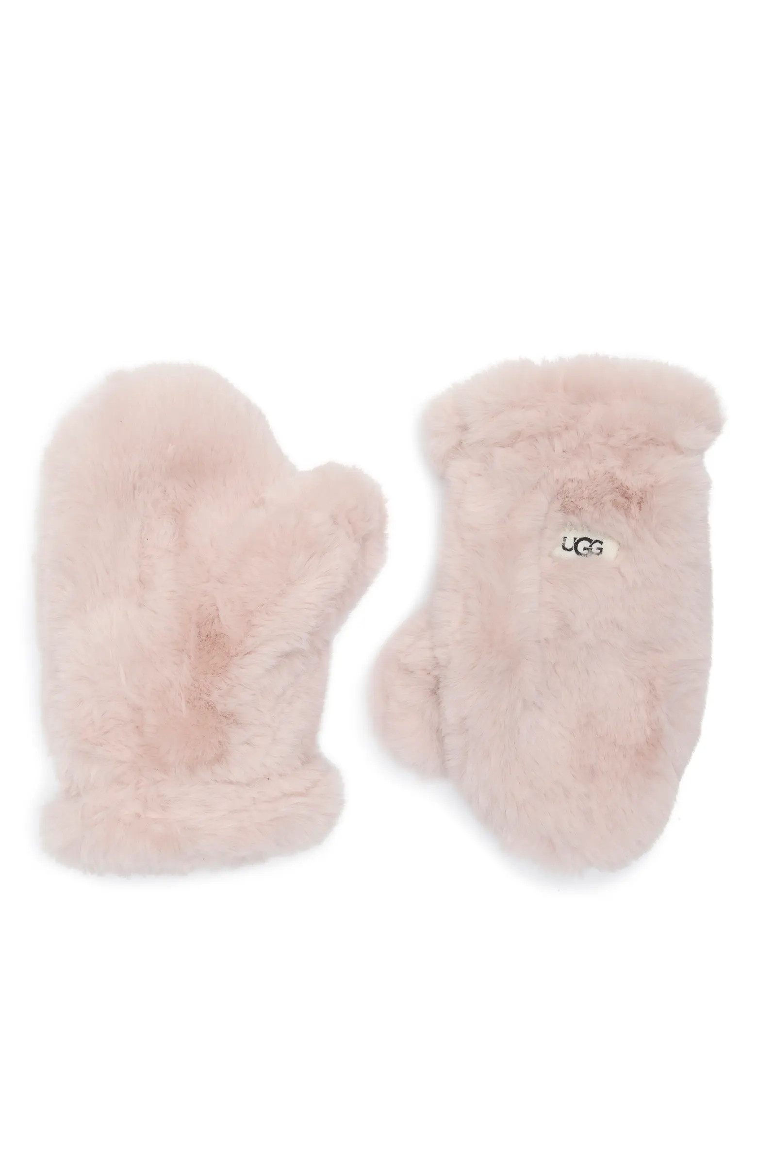 UGG® Kids' Faux Fur Mittens | Nordstromrack | Nordstrom Rack