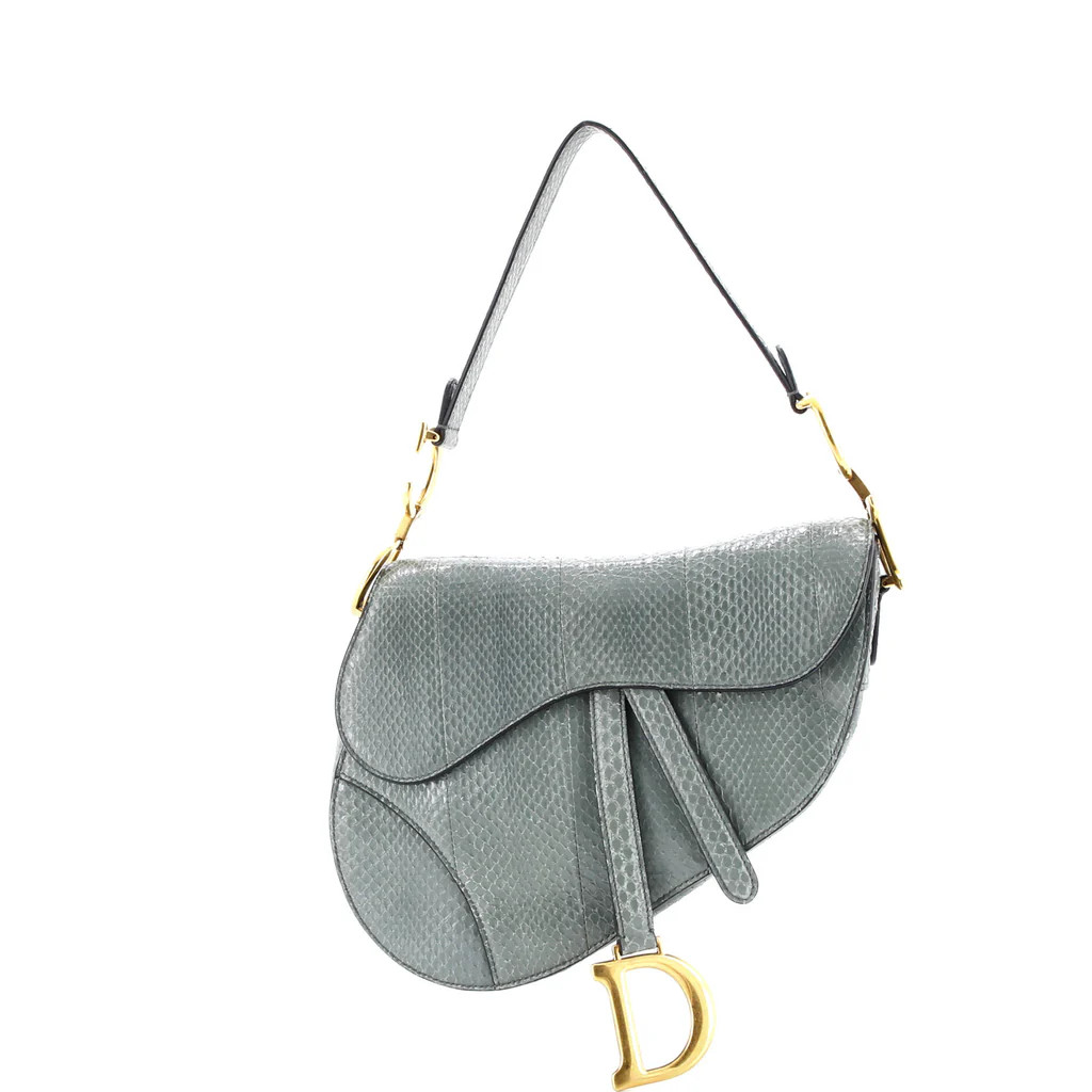 Saddle Handbag Python Medium | Rebag