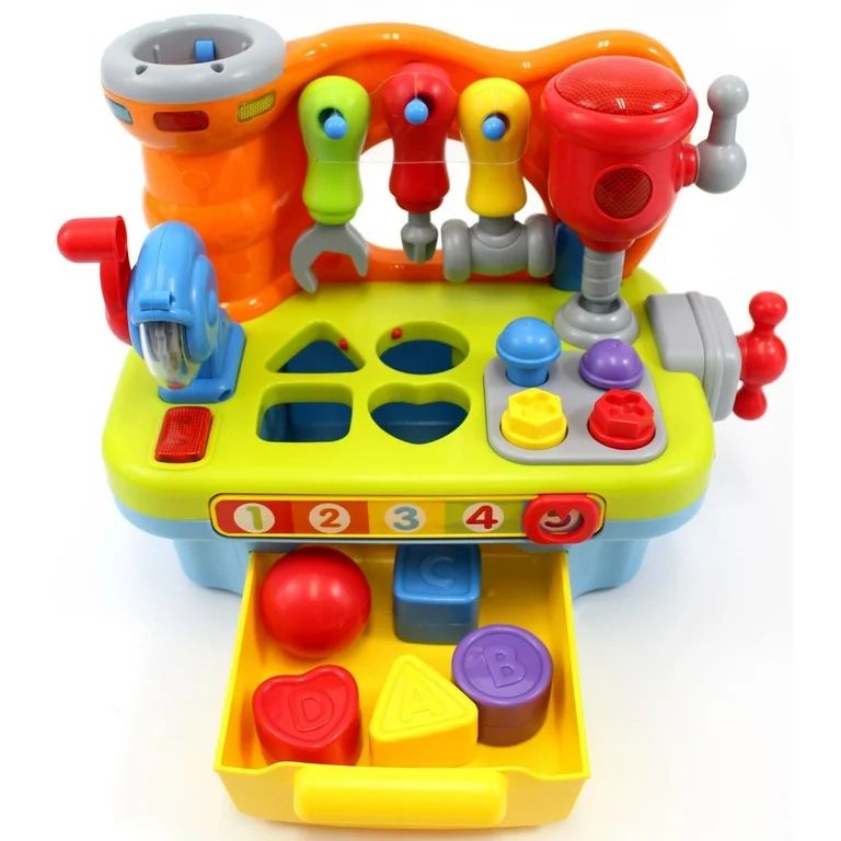CifToys Musical Learning Workbench Toy for Kids Construction Work Bench Building Tools with Sound... | Walmart (US)