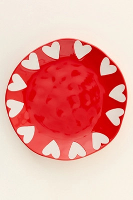 Vida Icon Stoneware Dessert Plate: Valentine's Day Edition | Anthropologie (US)