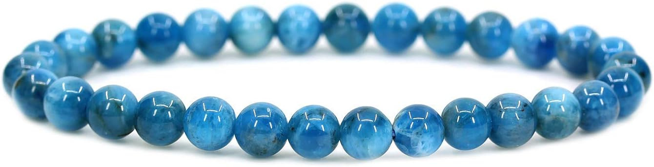 Angelstones Handmade Natural Healing Gemstone 6mm Round Beads Stretch Crystal Bracelet 7 Inch Uni... | Amazon (US)