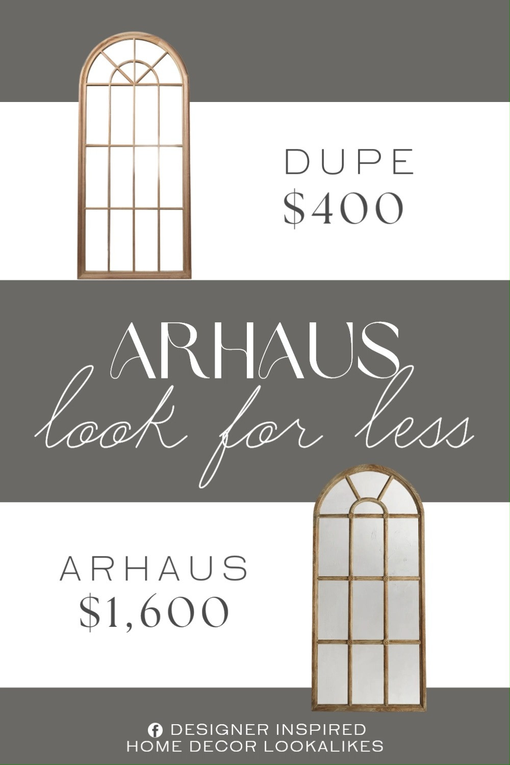 Inspired by Arhaus Teak Arched Floor Mirror. Arched Floor Mirror. Oversized Wall Mirror. Contemporary Floor Mirror. Solid Wood Arched Mirror. Rustic Wood Framed Mirror. Contemporary Arched Mirror. Statement Accent Mirror. 

Home more affordable option find copy cat similar look for less budget friendly affordable cheap cheaper beautiful pretty. Clearance sale coupon code discount code promo code luxury lookalike look a like Inspo inspiration inspired by idea ideas Love like these? I share multiple every day in my FB group.
#arhausinspired #floormirror #archedmirror #statementmirror #accentmirror #oversizedmirror #decorinspo #naturalwooddecor 

 #LTKHome