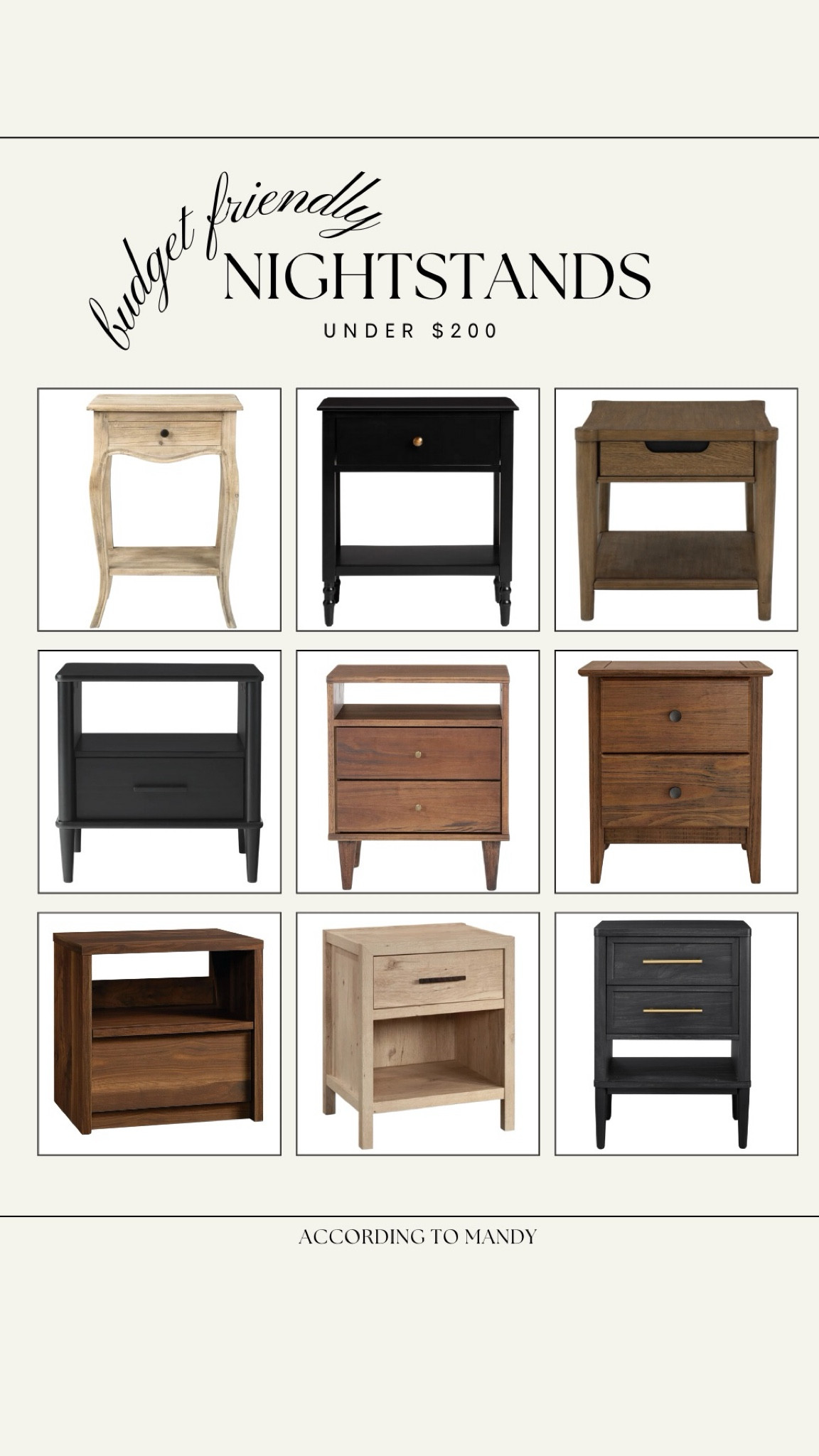 Budget Friendly Nightstands that I am loving // under $200!

nightstands, budget friendly home finds, budget friendly furniture, walmart furniture, walmart nightstand, wayfair furniture, wayfair nightstand, wayfair home

#LTKHome #LTKStyleTip