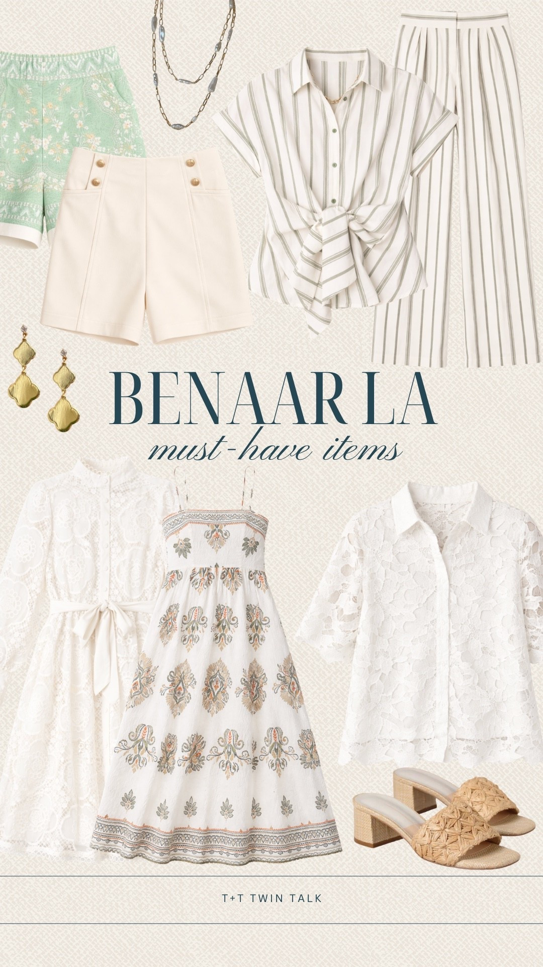 We chose a few of our favorites from Benaar LA! We love how these neutrals with a pop of color feel so fresh for spring. These are the kind of pieces that are perfect for a girls day or a day out shopping!

#LTKOver40 #LTKSeasonal #LTKMidsize