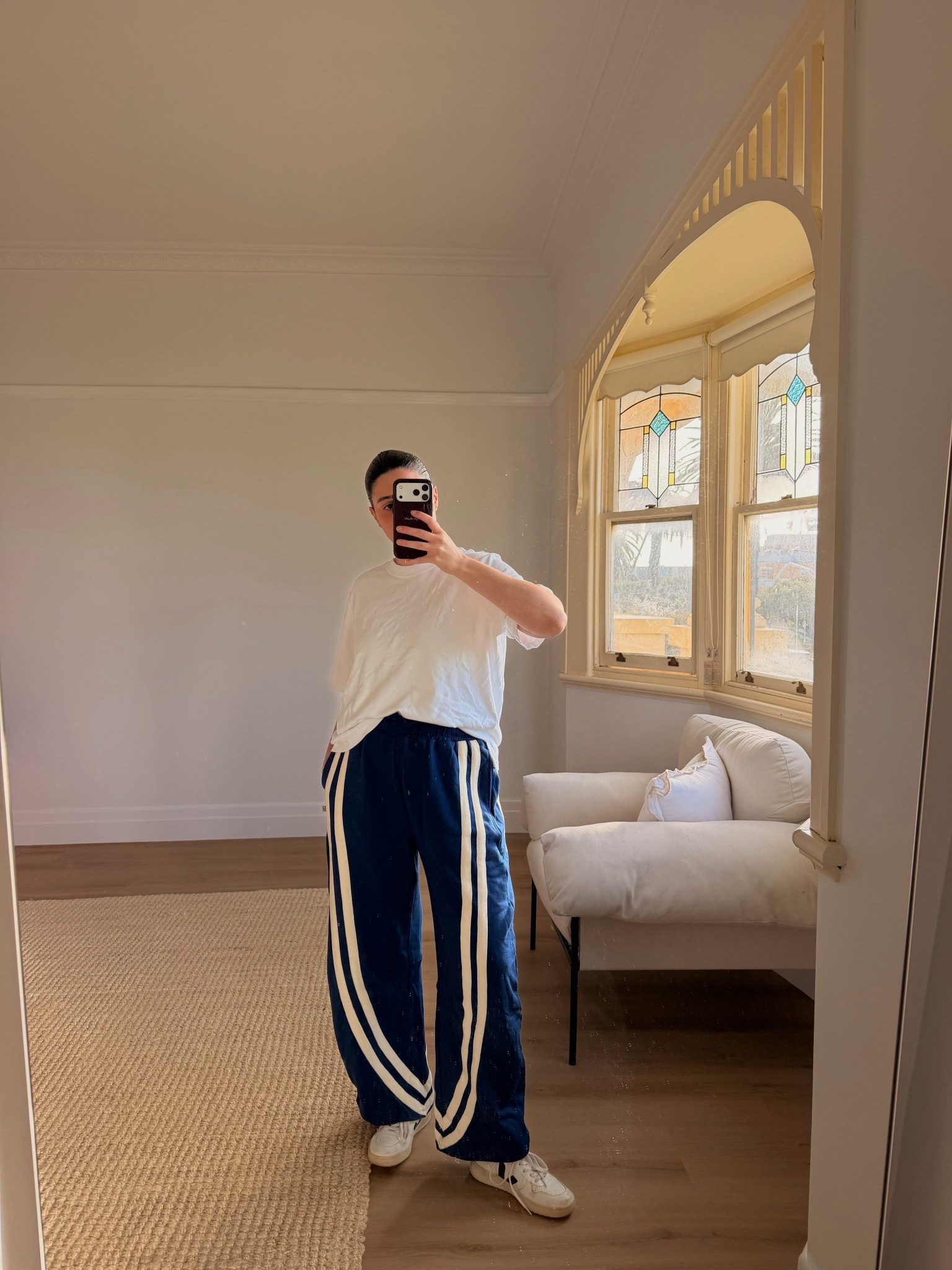 Proof that you can still be comfortable but look cute 🤍✨