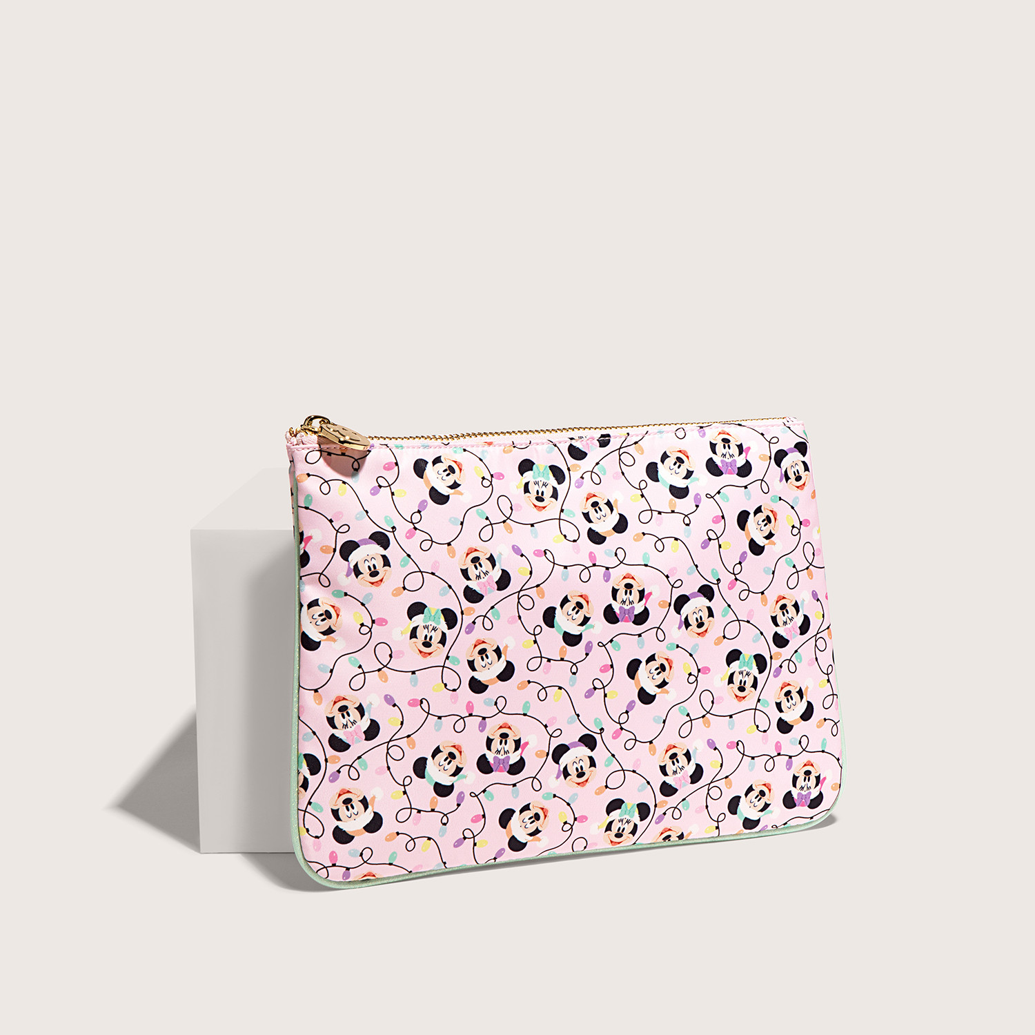 Disney Mickey & Friends Holiday Flat Pouch | Personalized Pouch - Stoney Clover Lane | Stoney Clover Lane