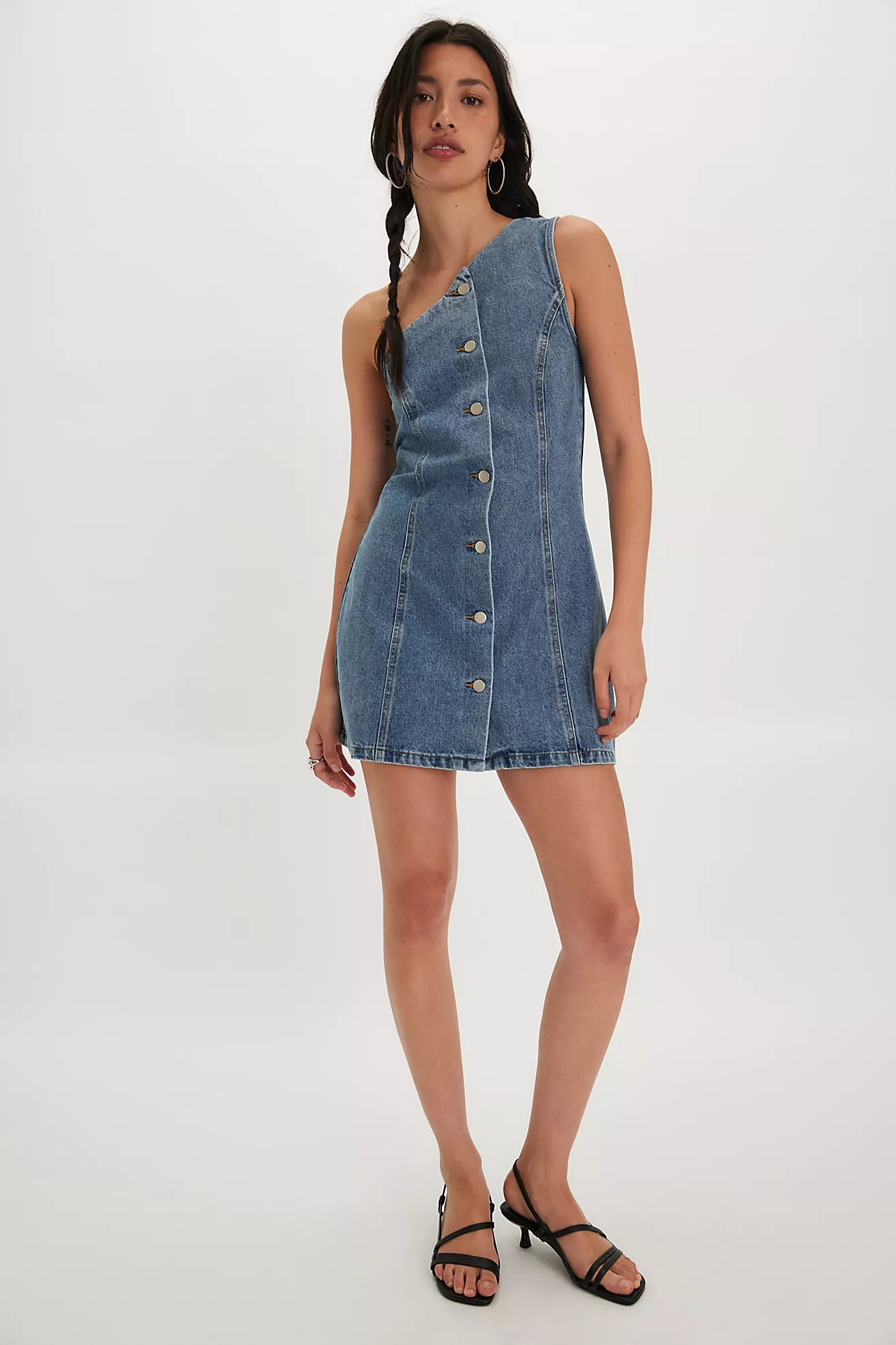 Elliatt Adalynn Denim Mini Dress | Free People (Global - UK&FR Excluded)