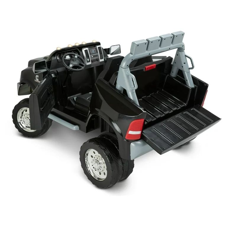 Kid Trax, Ram 3500 Dually, 12 Volt, Battery Powered Ride-On toy, Black, Pick Up truck - Walmart.c... | Walmart (US)