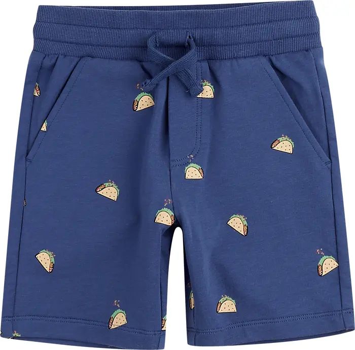 MILES THE LABEL Kids' Taco Print French Terry Shorts | Nordstrom | Nordstrom