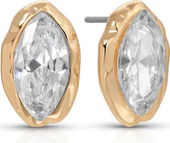Ettika Crystal Luxe Mini Stud Earrings in Green at Nordstrom | Nordstrom