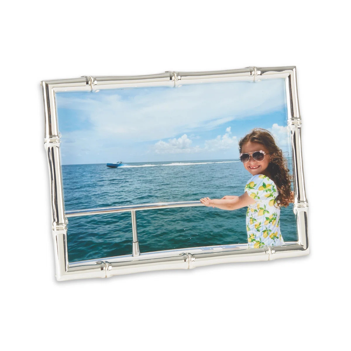 Silver Plated Bamboo Design Frame | Wayfair North America