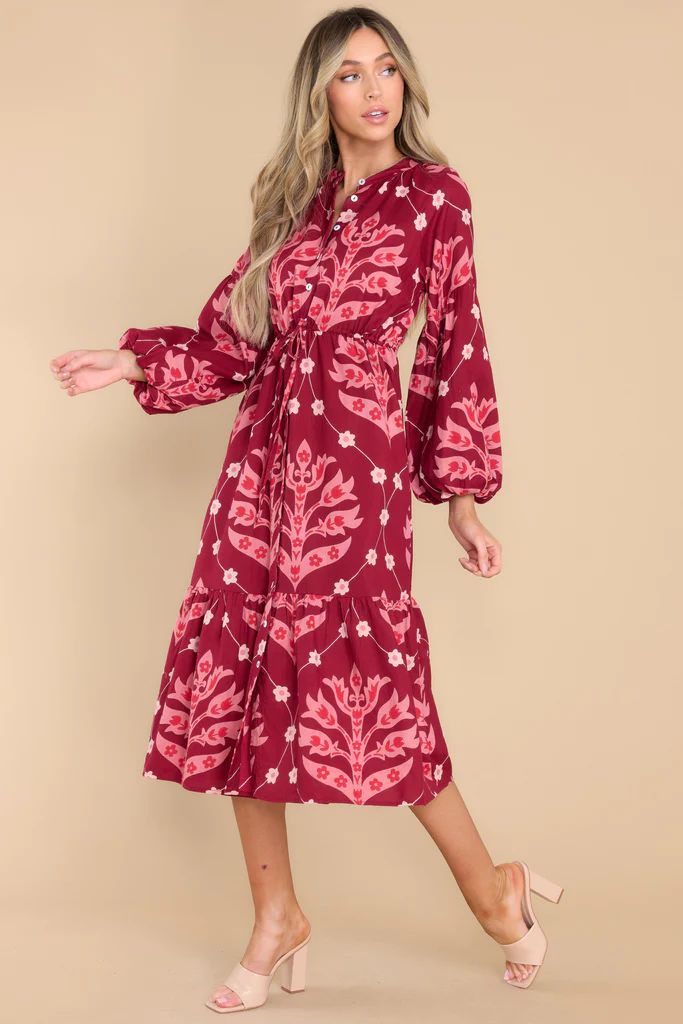 Emory Bazaar Blushberry Dress | Red Dress 