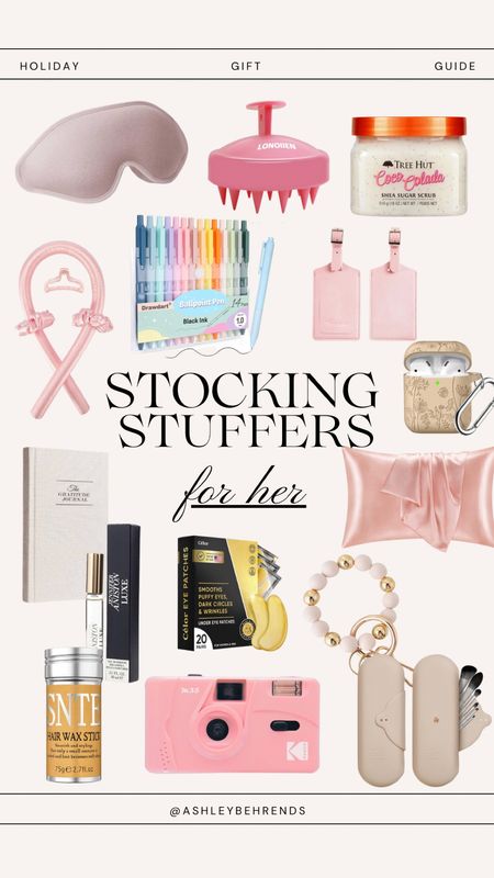 Stocking stuffers for her 🎁 Under $30 gift ideas 
#stockingstuffers #giftguide #giftsforher #girly #teengifts #christmas #holiday 

#LTKHoliday #LTKCyberWeek #LTKGiftGuide
