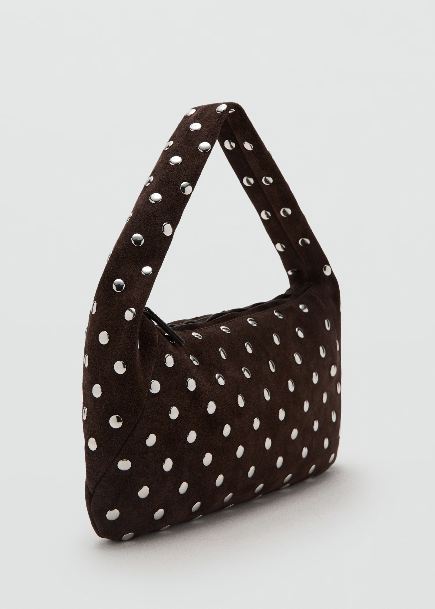 Studded leather shoulder bag | Mango (US/MX/AU)