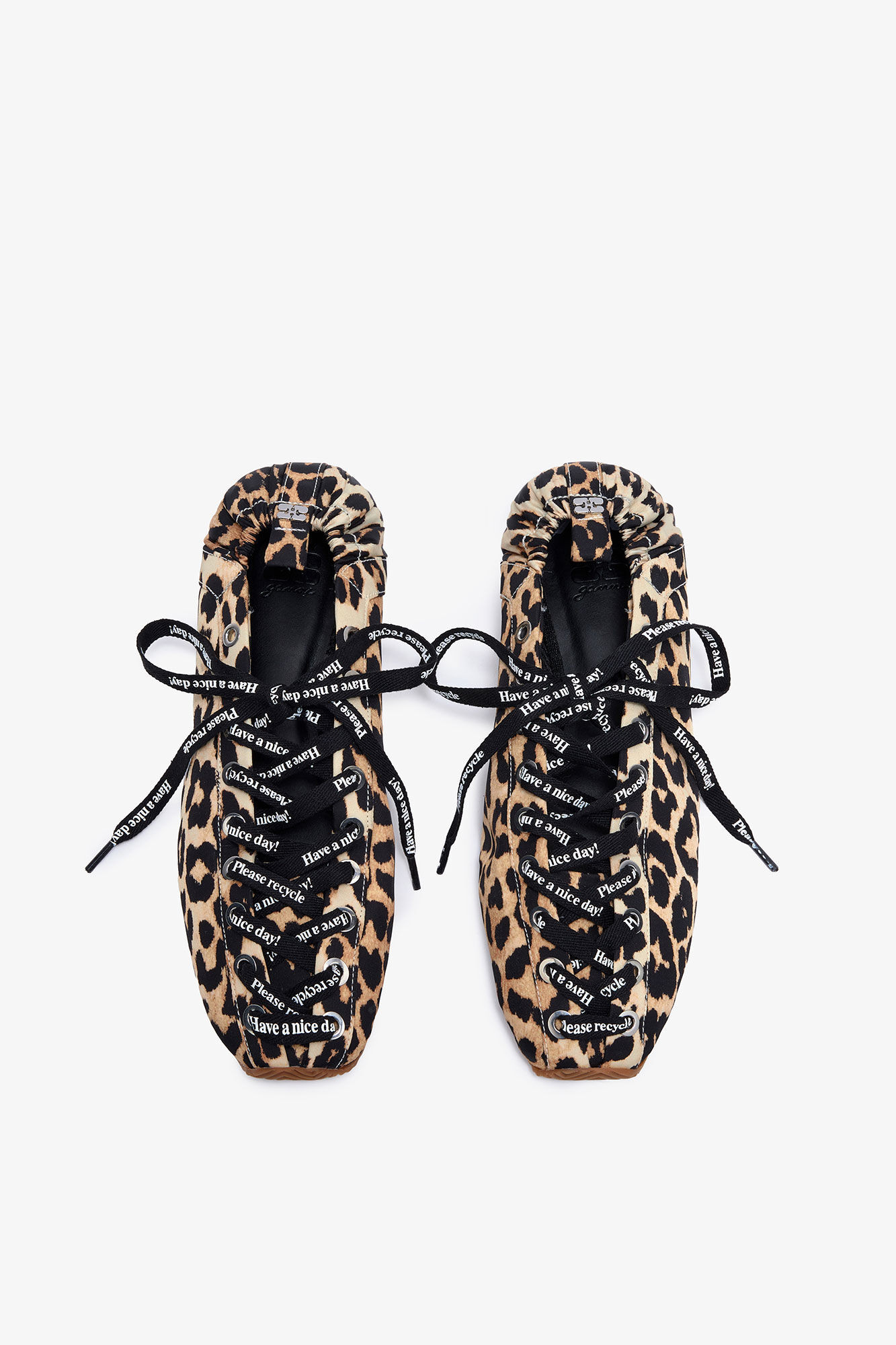 Sporty Ballerina in Leopard | Ganni