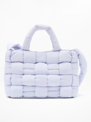 Woven Square Puff Tote | Athleta