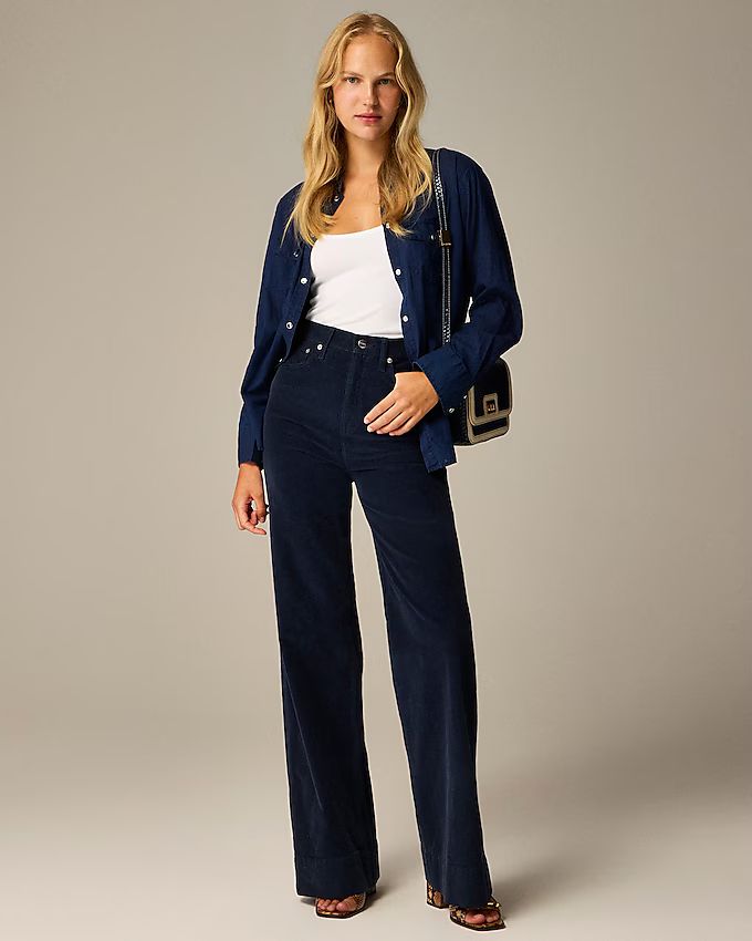 Wide-leg corduroy trouser | J. Crew US