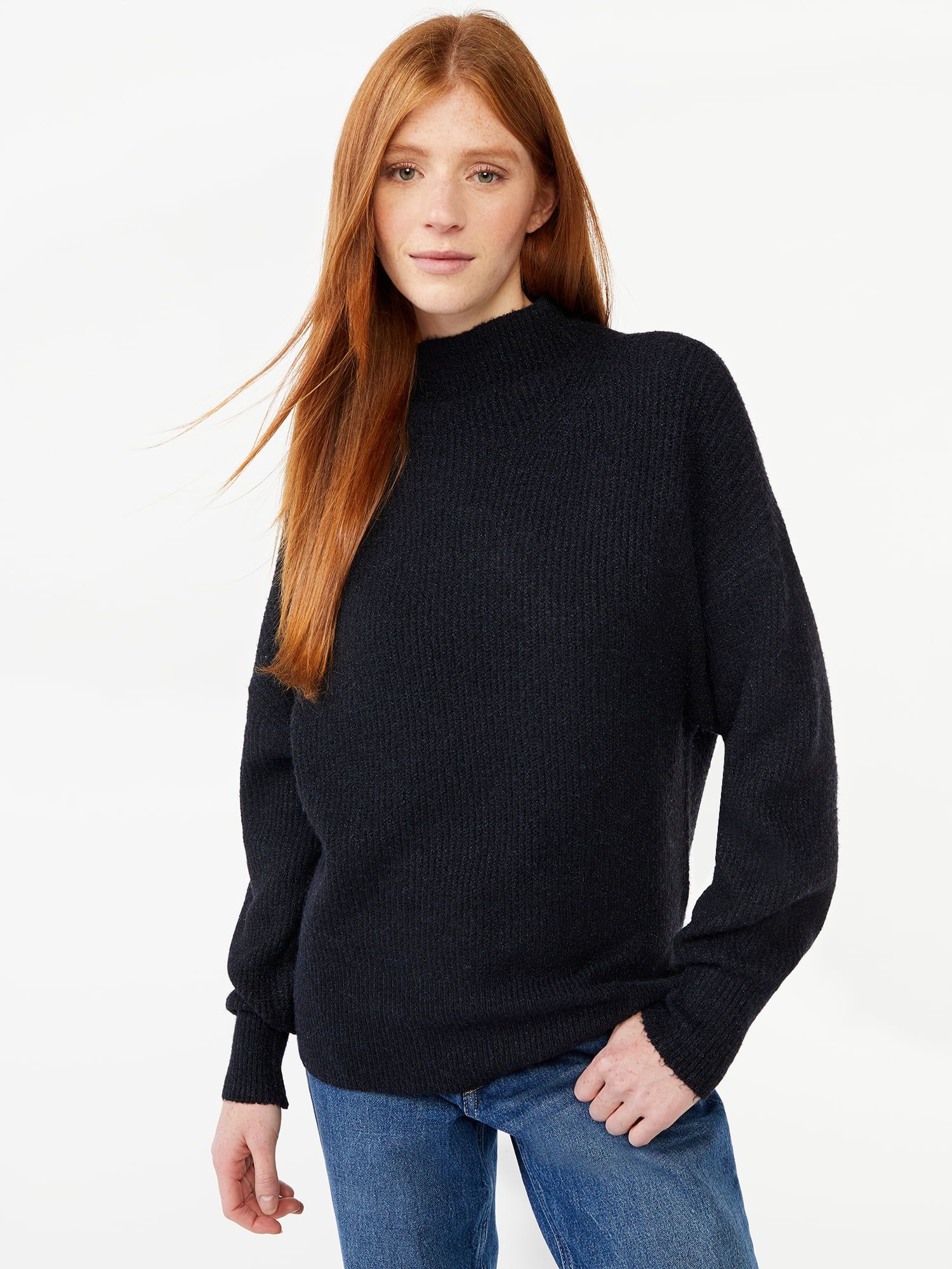 Free Assemby Women's Sweater - Walmart.com | Walmart (US)