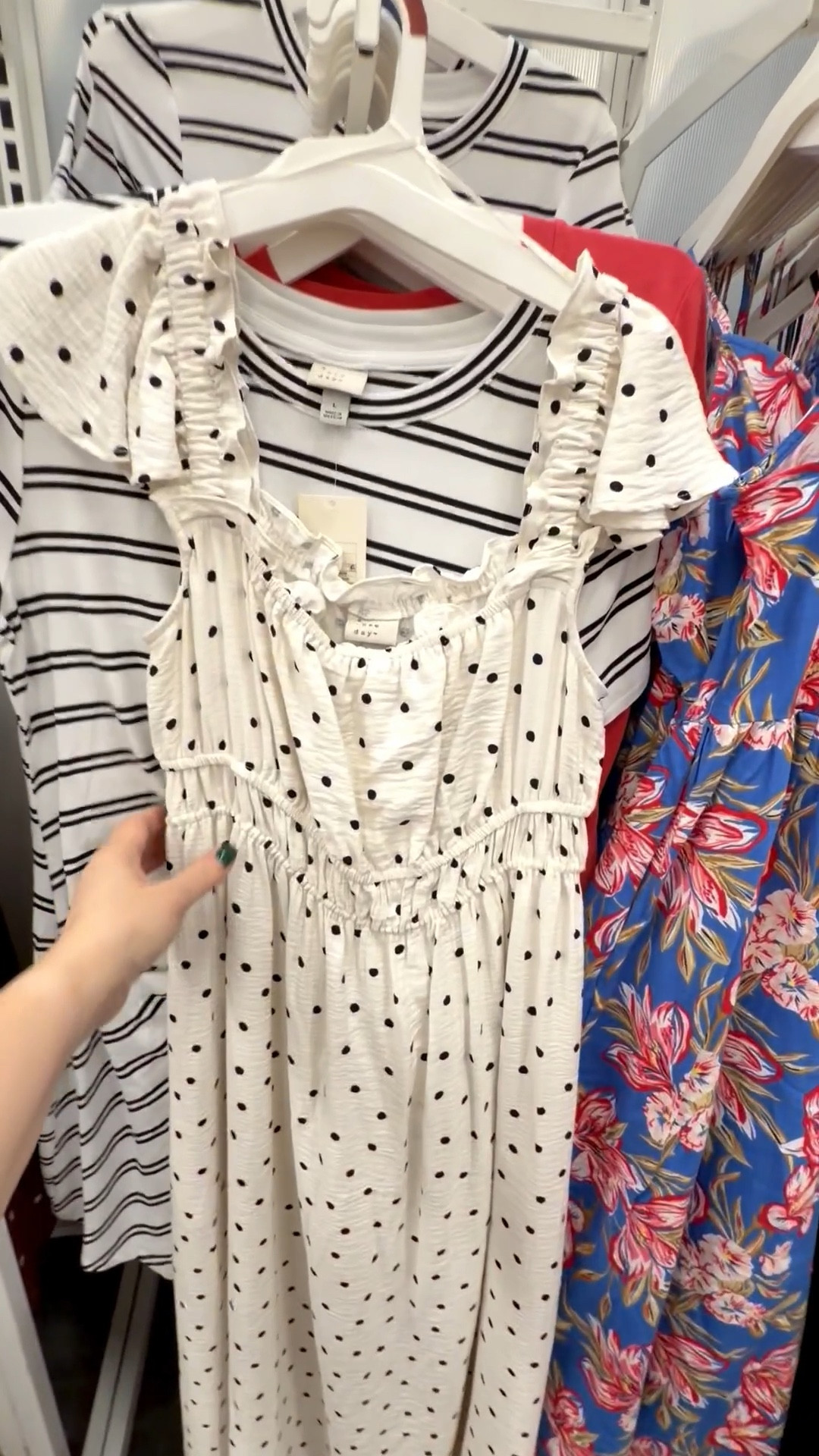 This A New Day dress from Target is giving classic spring with a little twist 🤍🖤

The ivory + black polka dots are so timeless, and the fit is just easy and flattering—one of those throw-on-and-go dresses that still looks put together.

Perfect with sandals, sneakers, or even dressed up a bit… she’s versatile 👏

If you’ve been looking for a cute spring dress that won’t break the bank—this is it 💁‍♀️
#targetstyle #anewday #polkadotdress #springstyle #affordablefashion #midstylefashion #over50style #springoutfitideas #ltkstyle #everydayfashion

#LTKOver40 #LTKgrwm #LTKootd