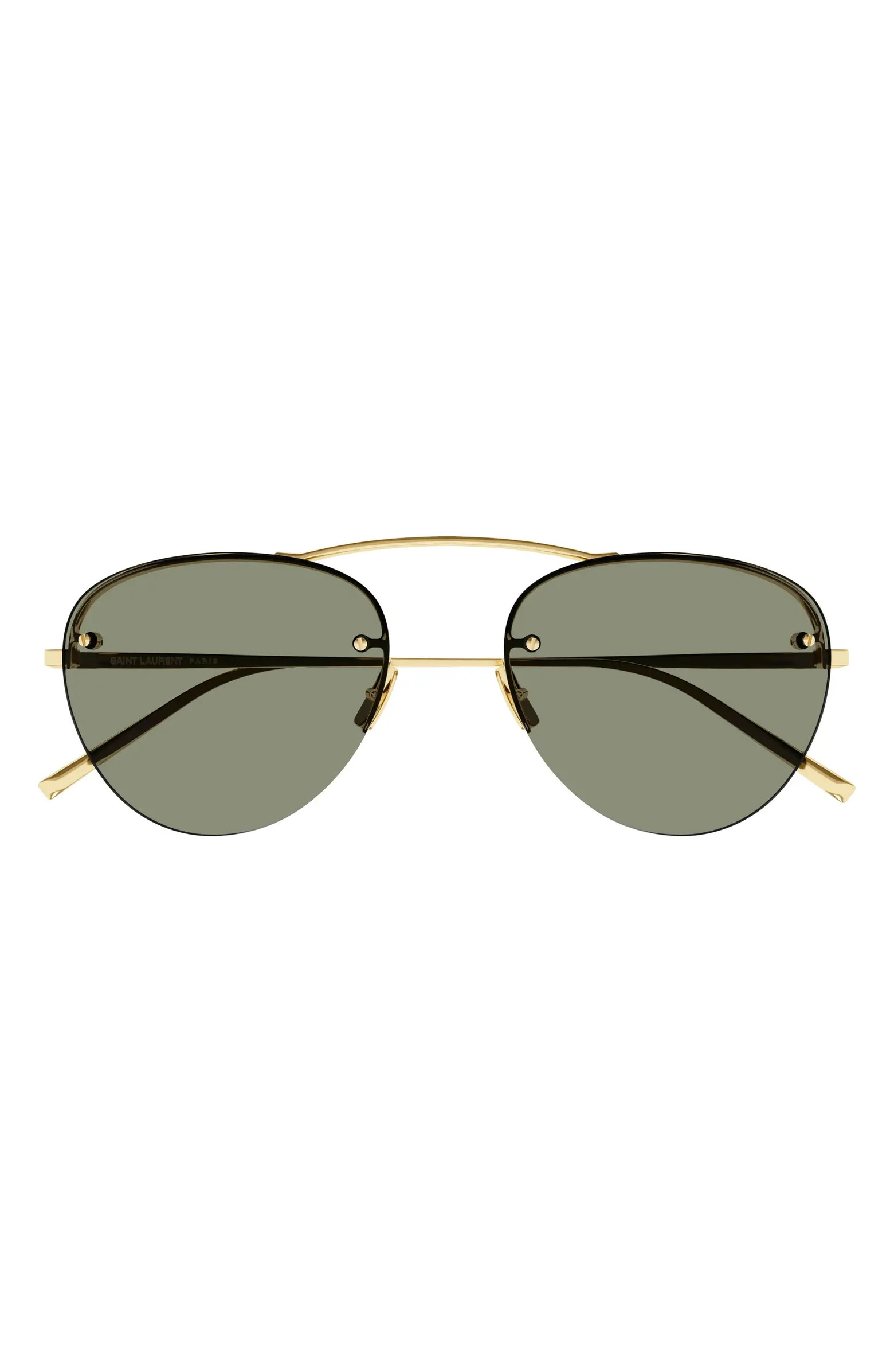 59mm Tinted Navigator Sunglasses | Nordstrom