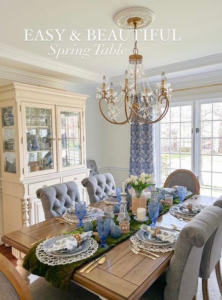 Easy and beautiful Spring table! 

#LTKhome #LTKSeasonal #LTKfindsunder50