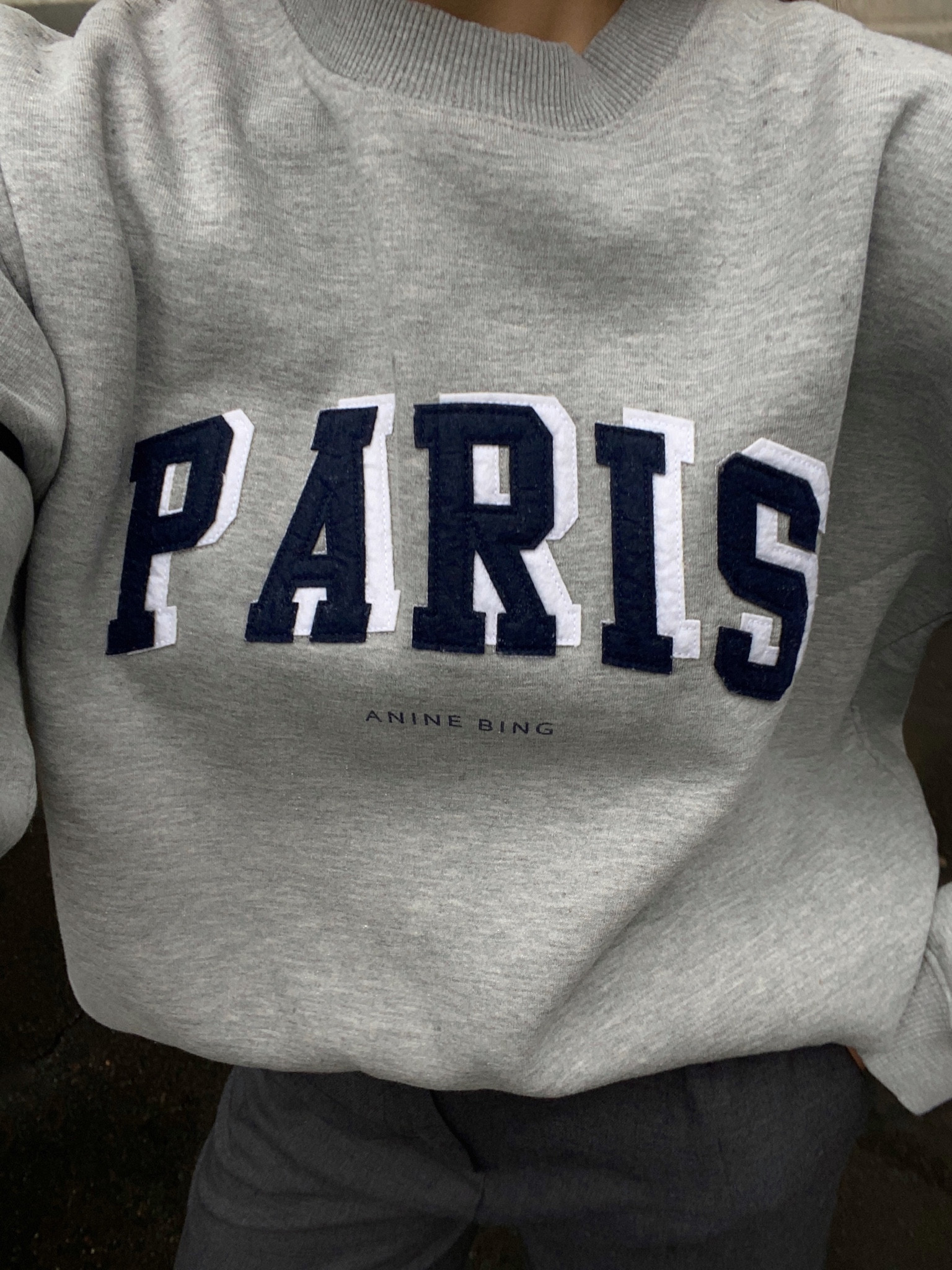 Wearing Anine Bing sweatshirt on a rainy day 🩶🌧️

#LTKeurope #LTKstyletip #LTKfitness