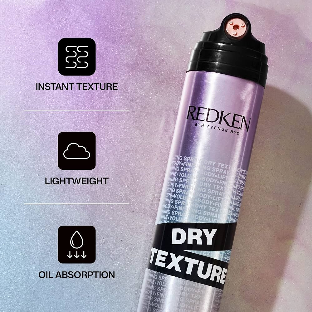 Redken Dry Texture Hairspray For All Hair Types - Lightweight Volumizing Spray, Airy and Beachy T... | Amazon (US)