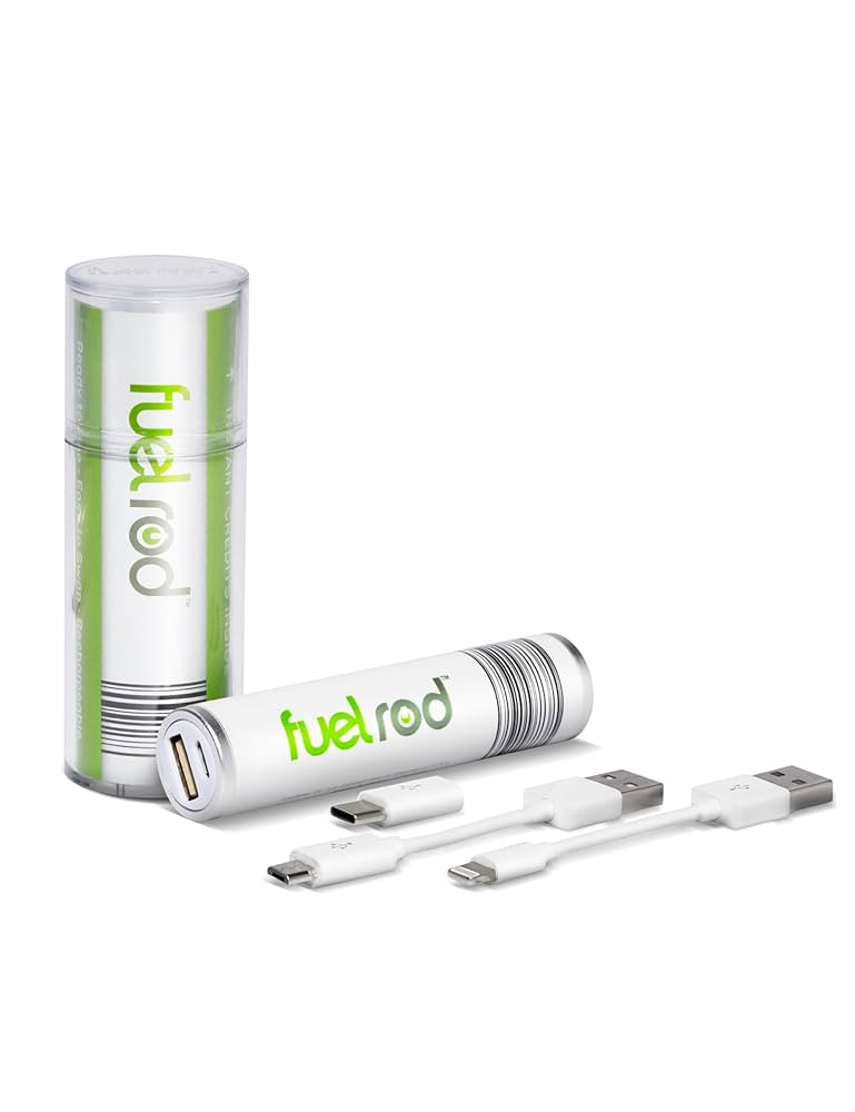 FuelRod Portable Charger Kit - Pack of 2 - Includes All Cables & Adapters Compatible with All Tab... | Amazon (US)
