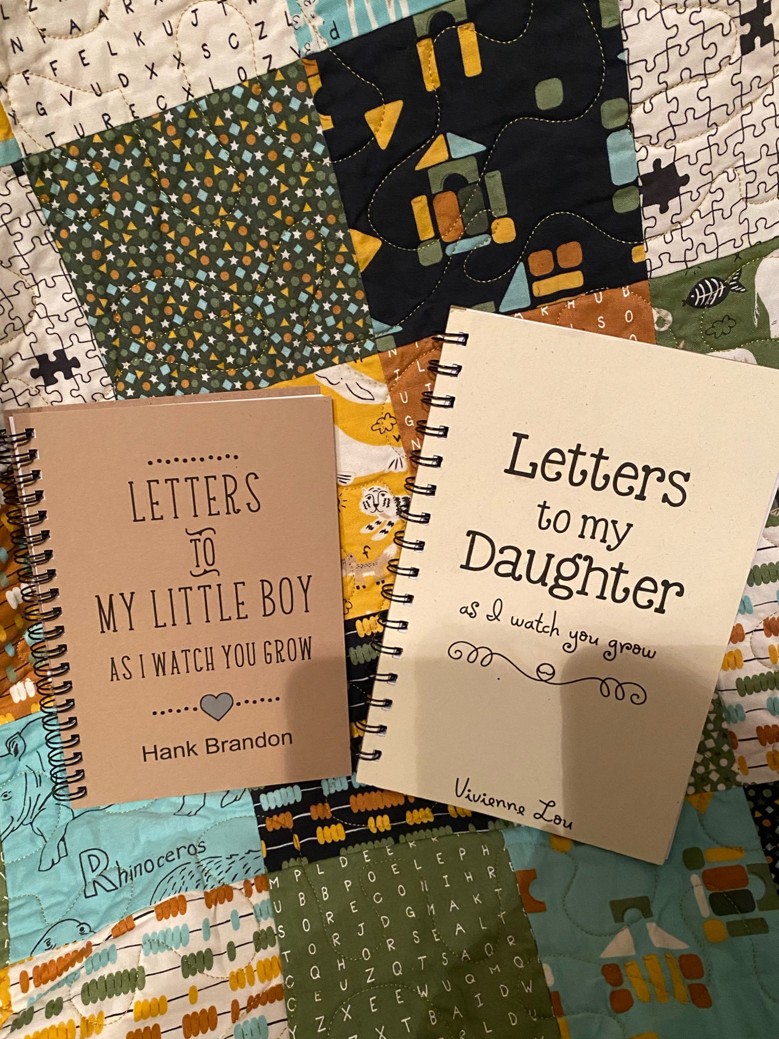Etsy finds 

When I was pregnant with Vivienne my aunt got me this book to write in so when once Hank was born I had to get another.

I love this idea of writing in them and sharing stories and things I love about the kids. 

#ltketsy #letters #babygirl #babyboy

#LTKbaby #LTKkids