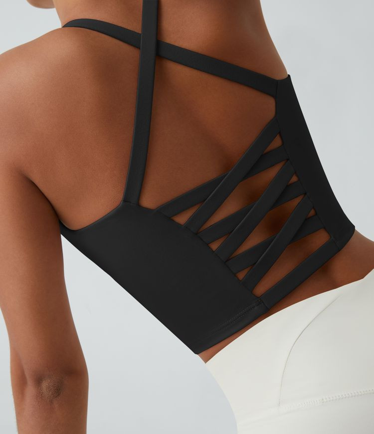 Cropped Yoga Tank Top A-C Cups | HALARA