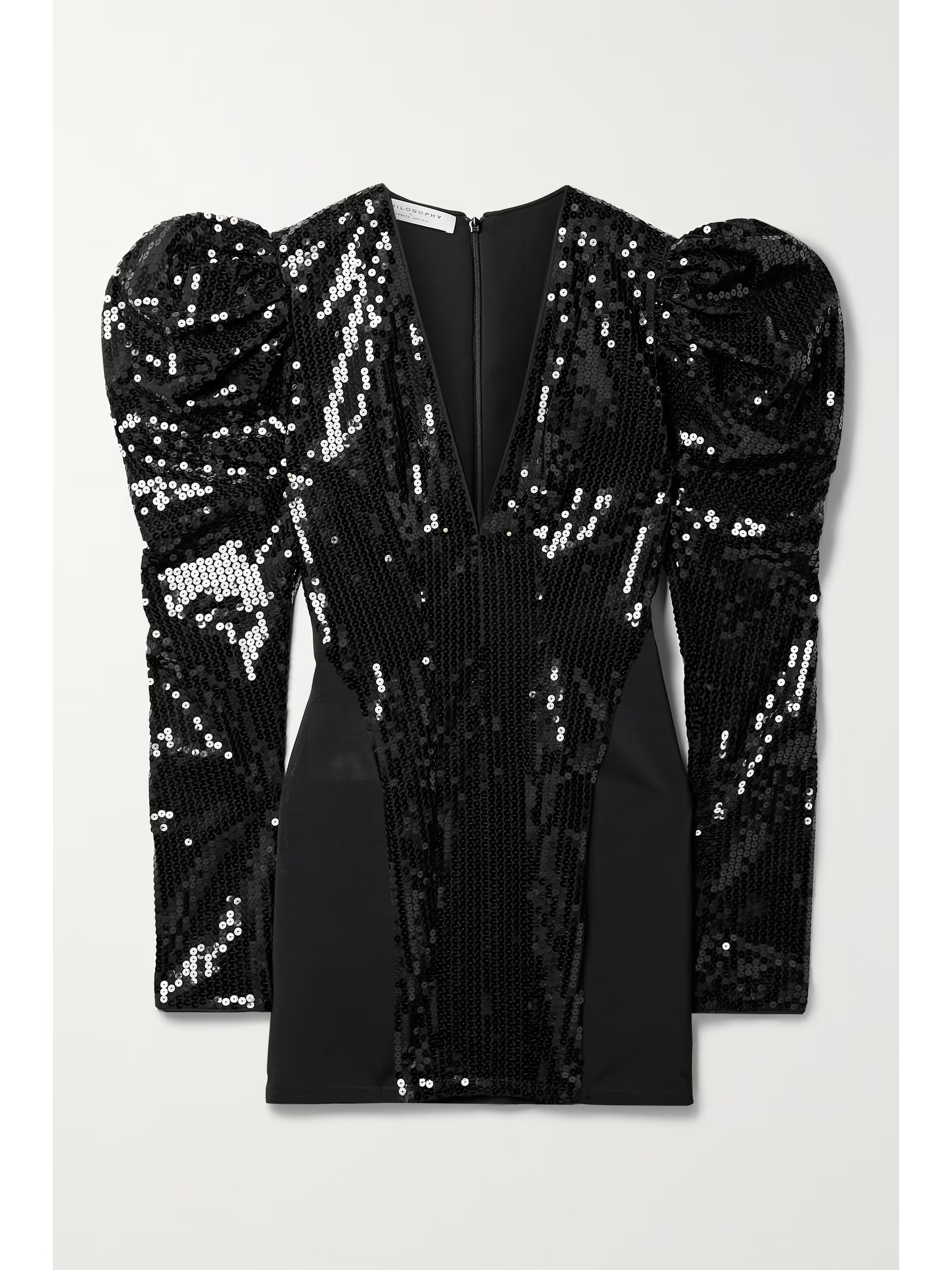 Sequined stretch-mesh mini dress | NET-A-PORTER (US)