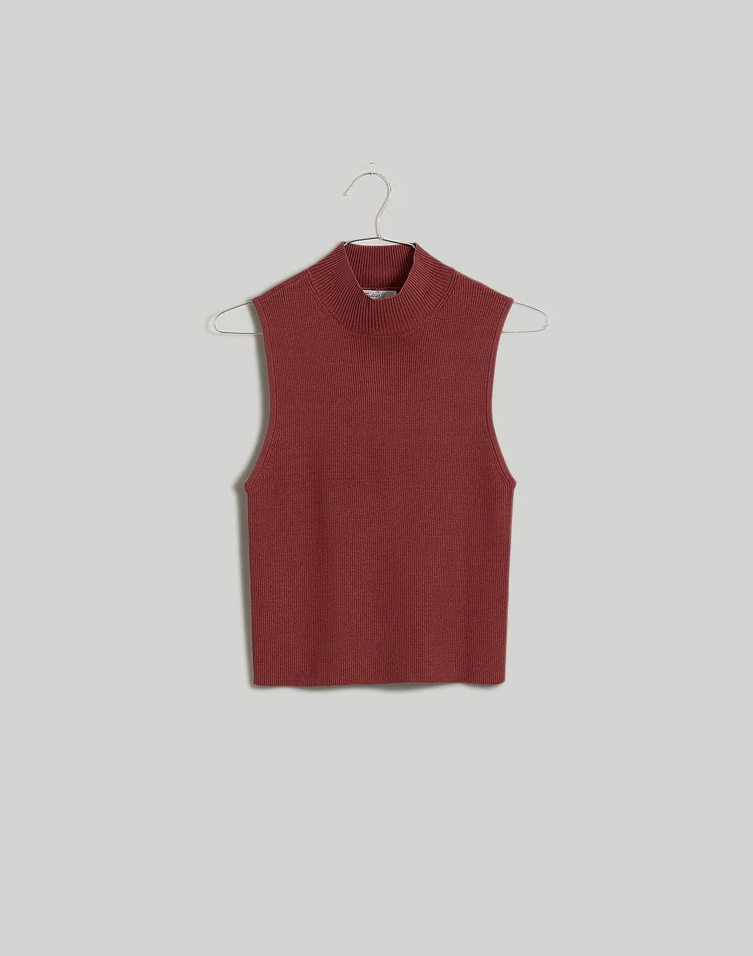 The Signature Knit  Mockneck Sweater Tank | Madewell